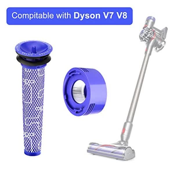 Replacement Filter Pack for V7, V8 Animal and V8 Absolute Cordless Vacuum Cleaners Hepa Filter Ers — image 2