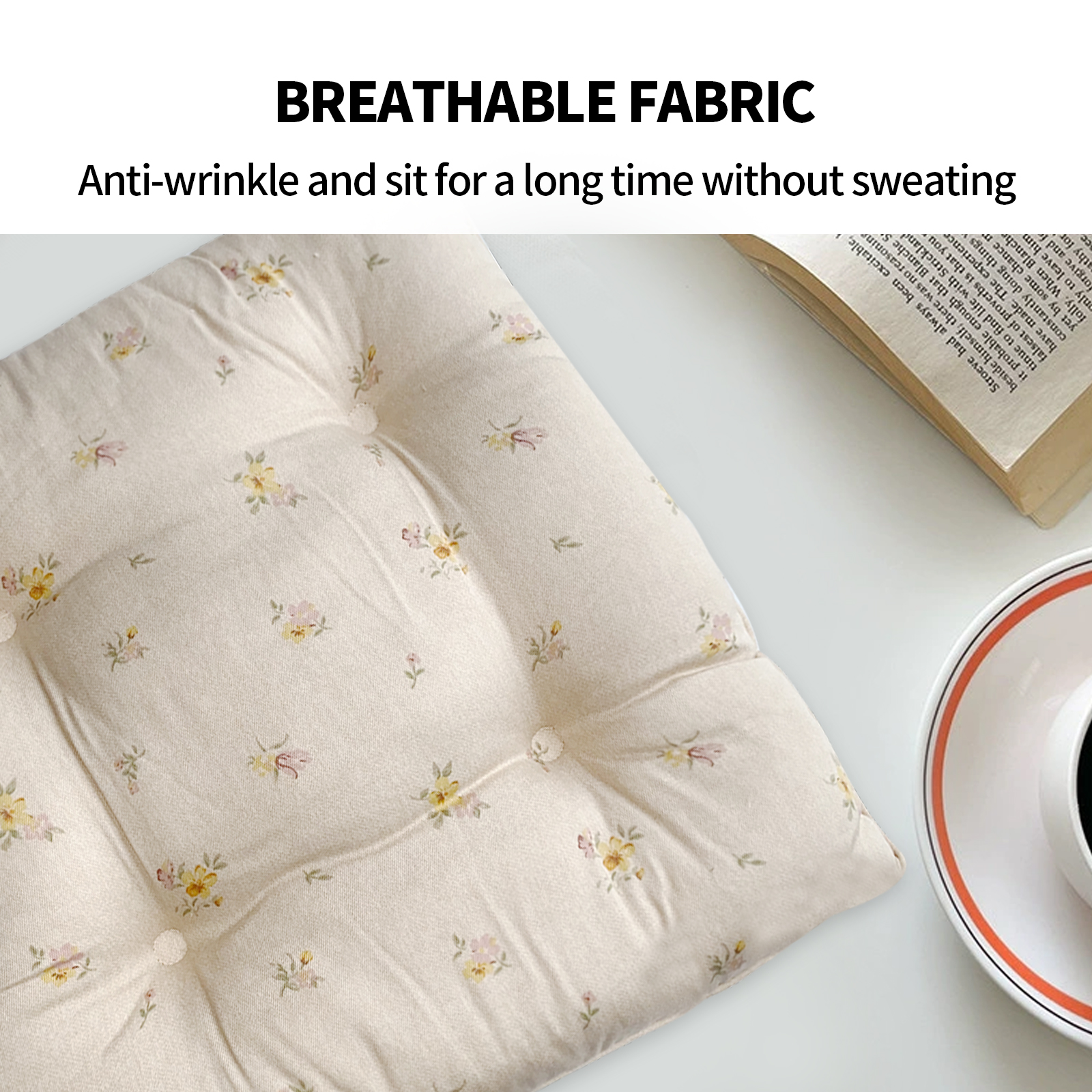 Seat Cushions Outdoor Indoor Cushion Square Soft Chair Pad — image 3