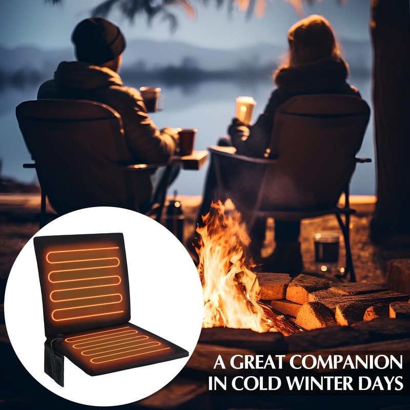Portable Heated Foldable Seat Cushion with USB Power — image 5