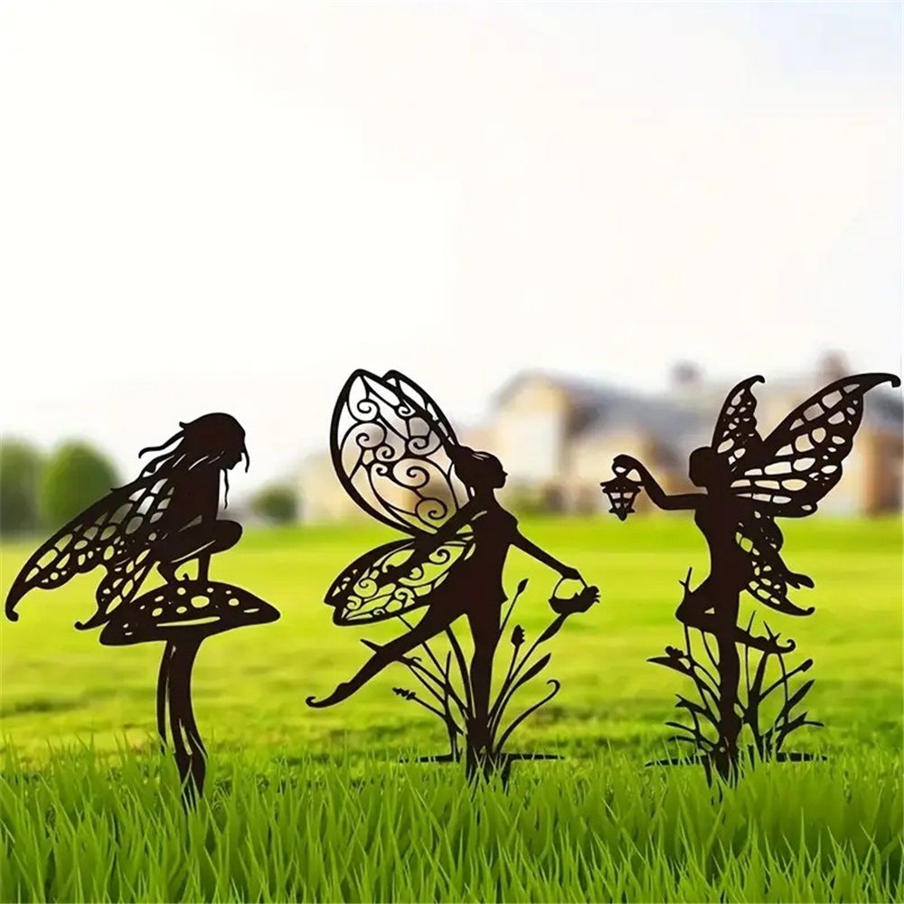 6 pack Decorative Garden Stakes, Fairy Garden Statues for Home and Garden, Flower Pot, Lawn, Flower Bed Decoration Gifts โ image 2