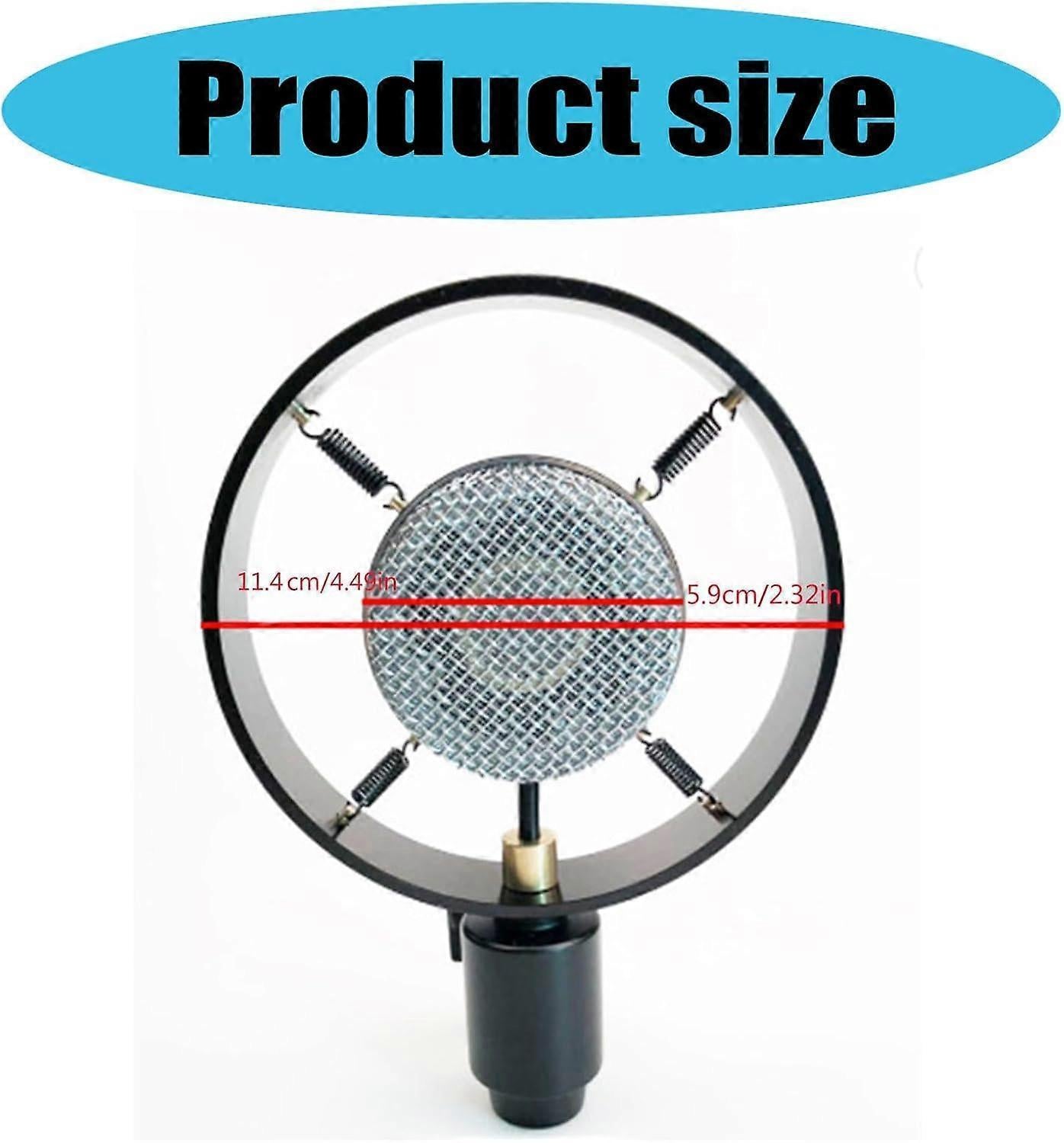 Retro Condenser Microphone Prop - Vintage Style Mic for Video or Decoration — image 5