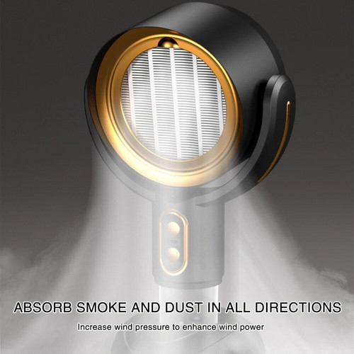 Portable Smoke Away Purifier Fan Smoke Fan for Indoor Cook Smoking with Filter GOLD โ image 2