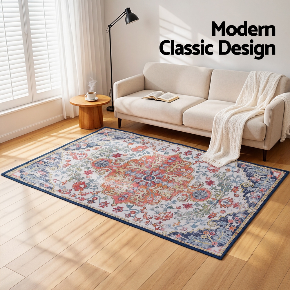 Artiss Floor Rug 120X170cm Large Washable Geometric Area Rug Modern Carpet Mat — image 4