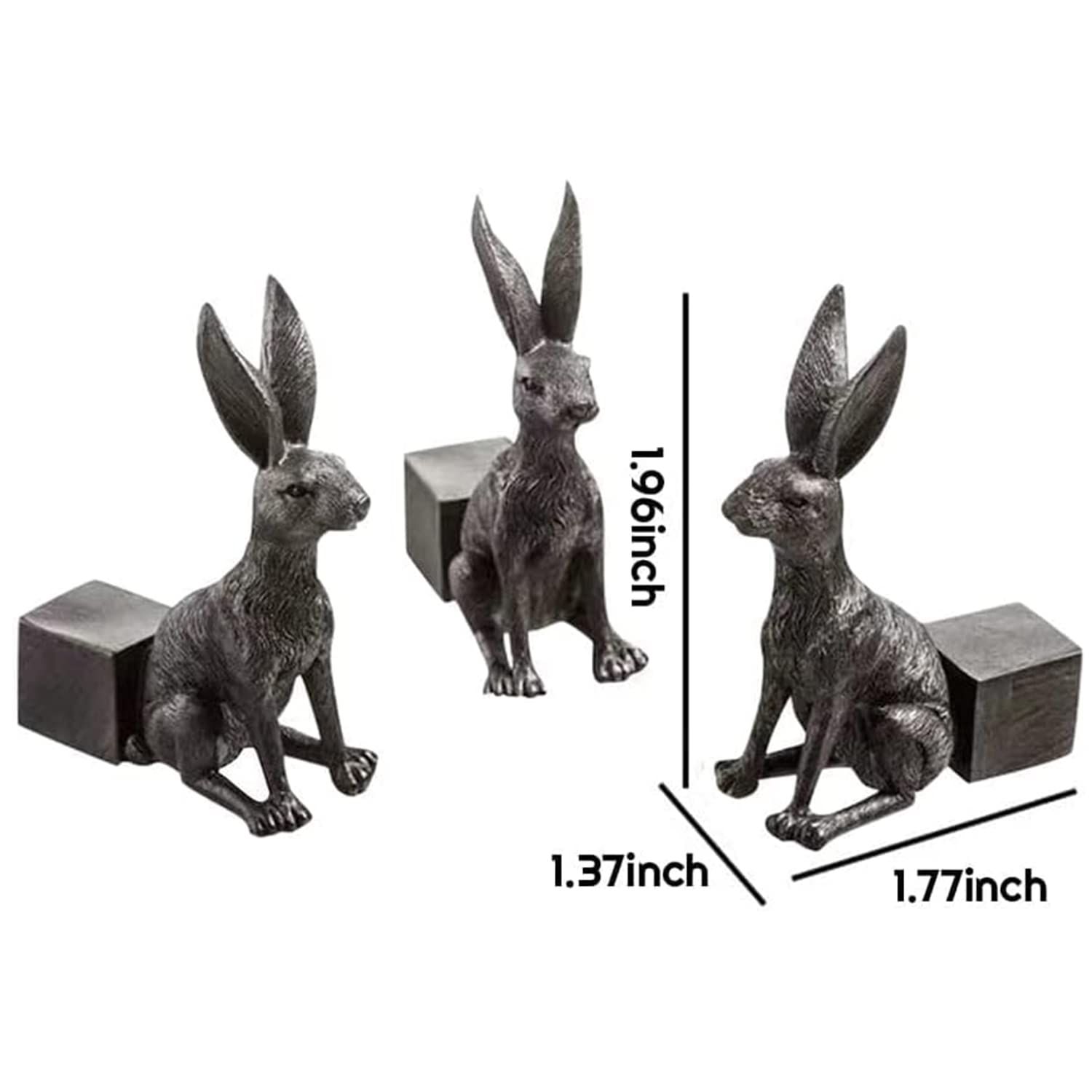 Flower Pot Feet Animal Figures Plant Pot Feet for Outdoor Planters Support 3pcs Pack Animal Statues Plant Stand Resin β image 2