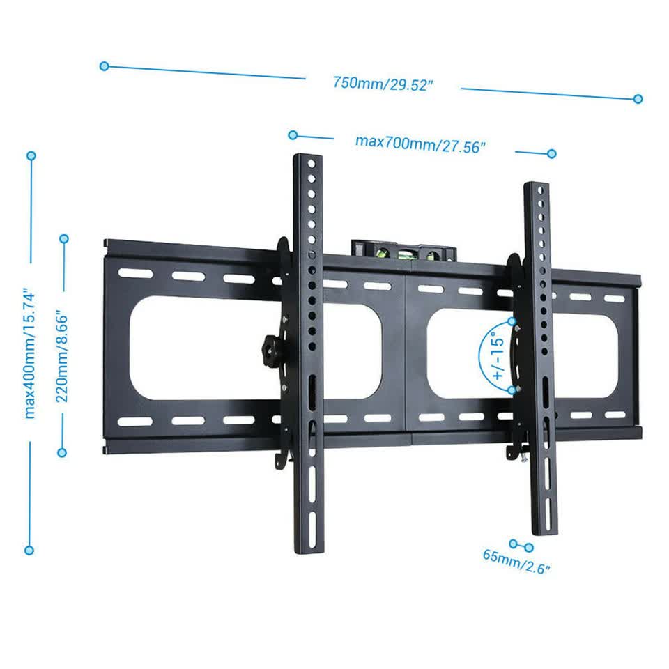 TV Wall Bracket Fixed Tilting For Upto 75" Inch LG Samsung Flat Screen โ image 4