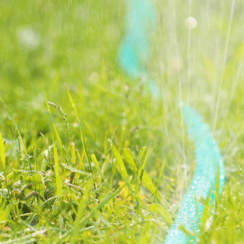 Garden Hose, Flat Irrigation Water Lance, For Garden, Holes, Ready To Connect, 7.5 Meters, Green โ image 3