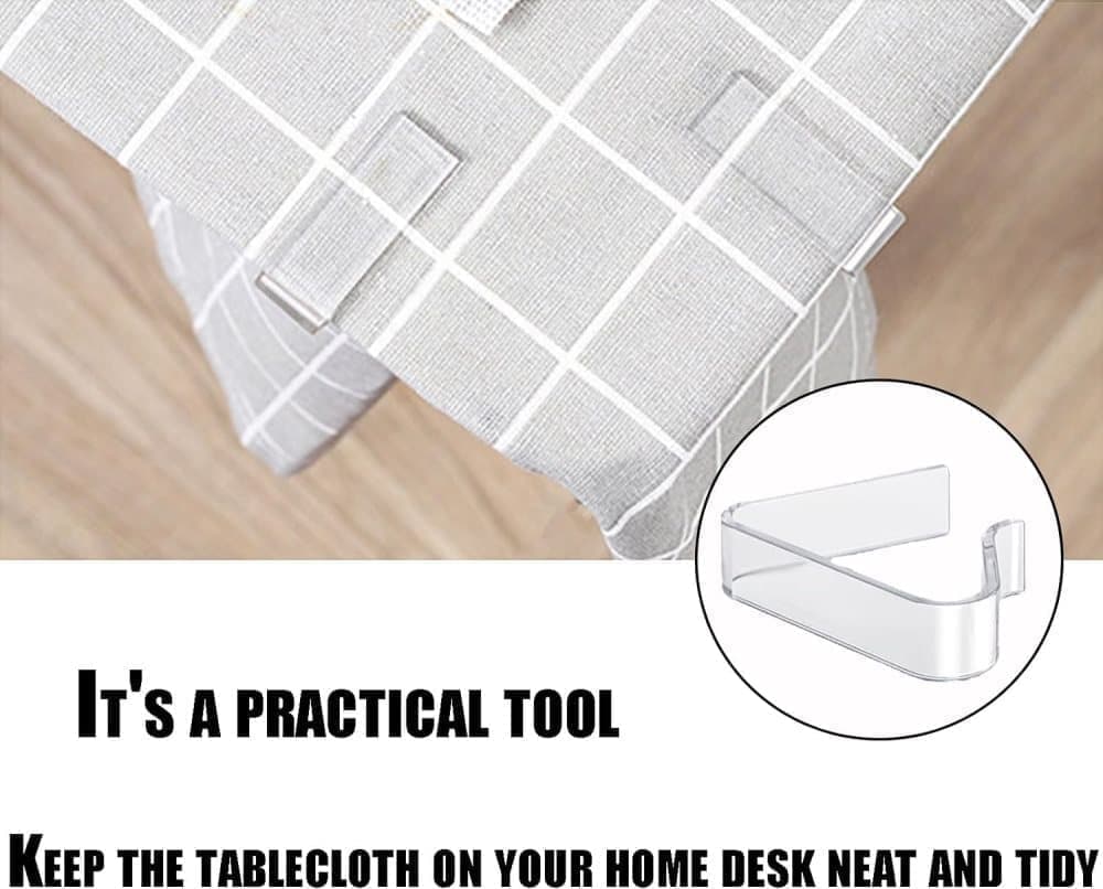 12pcs plastic tablecloth clips for thick tables, garden table camping picnic, compatible with most brands, 12cm โ image 4