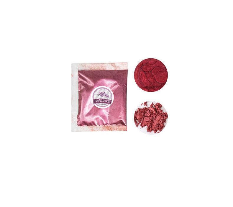 Mica Pigment Pearl Powder Resin Epoxy Premium Soaps Candle Bath Bomb Art Craft - Purplish Red