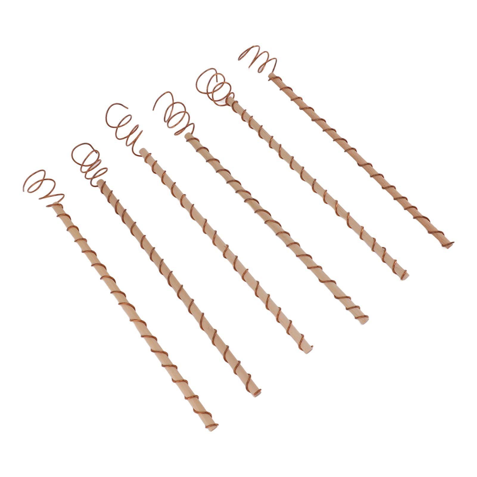 6PCS Electroculture Stakes Stable Support Garden Antenna Copper Coil for Growing Garden Plants Fruits Vegetables — image 5