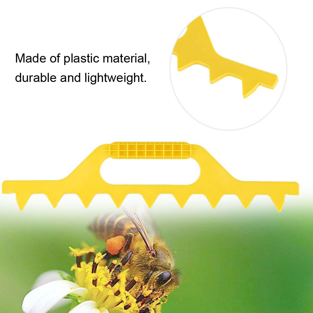 Bee Hive Frame Spcing Tool Spacer Beekeeping Accessories Yellow 8 Frame — image 4