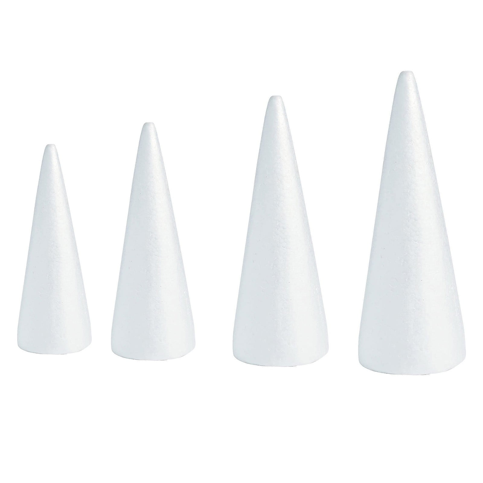 Styrofoam Foam Cones Polystyrene for Crafts DIY Painting Triangle Tree 20cmX7.9cm — image 5