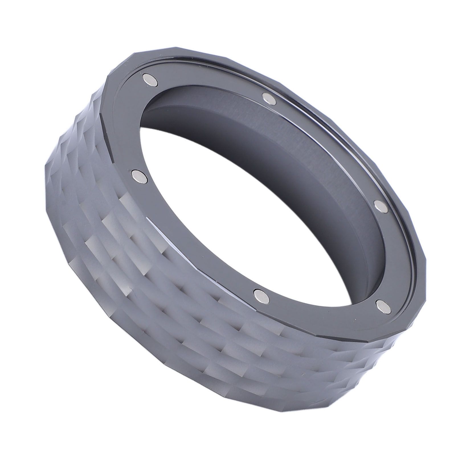 Dosing Funnel Aluminum Alloy Coffee Machine Portafilter Magnetic Coffee Dosing Ring for Home Office โ image 3