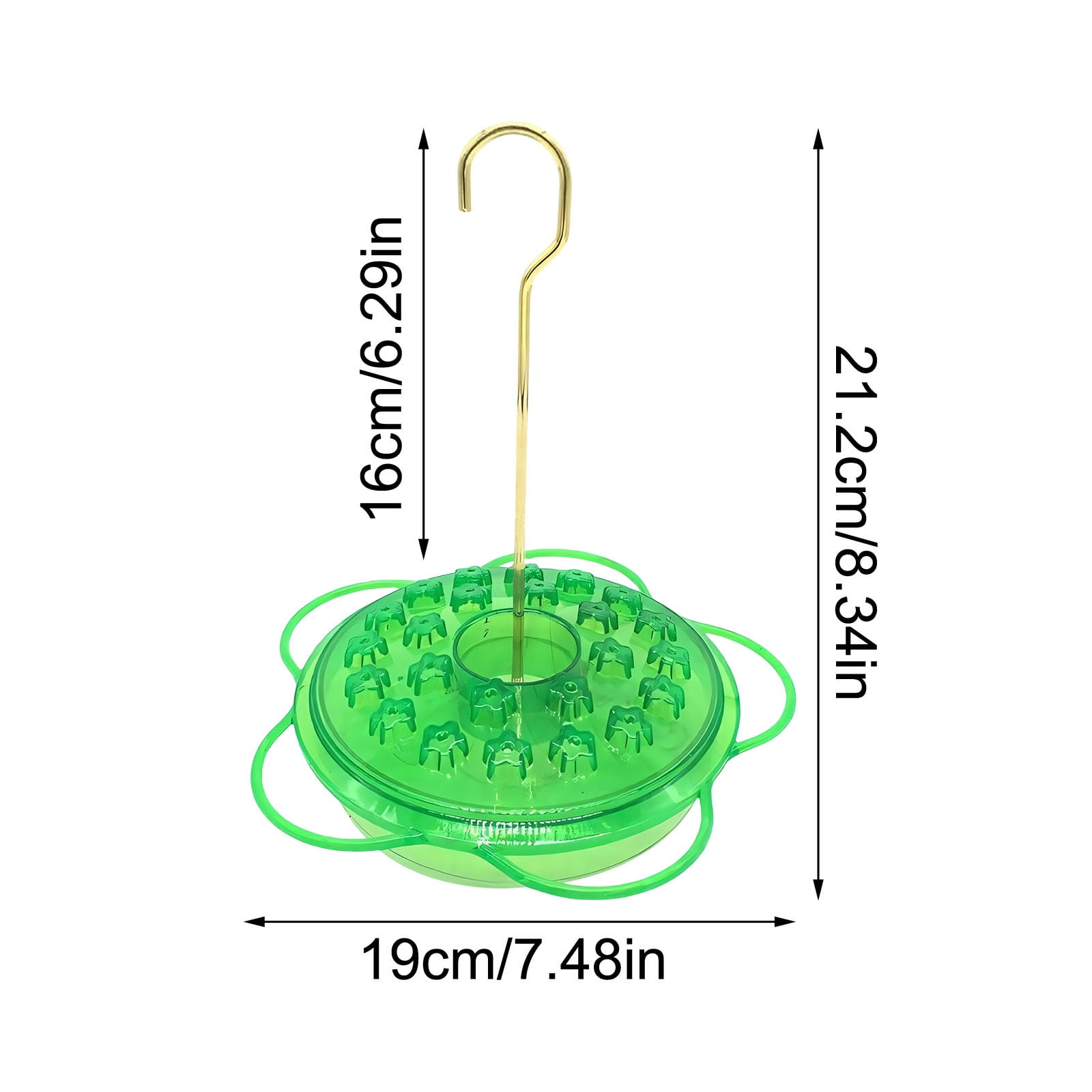 Hummingbird Feeder, Ant and Bee Proof, Feeders for Outdoors Hanging, Easy to Clean and Refill, Hanging Flower Shaped Hooked Hummingbird Feeder Flower Shaped — image 3