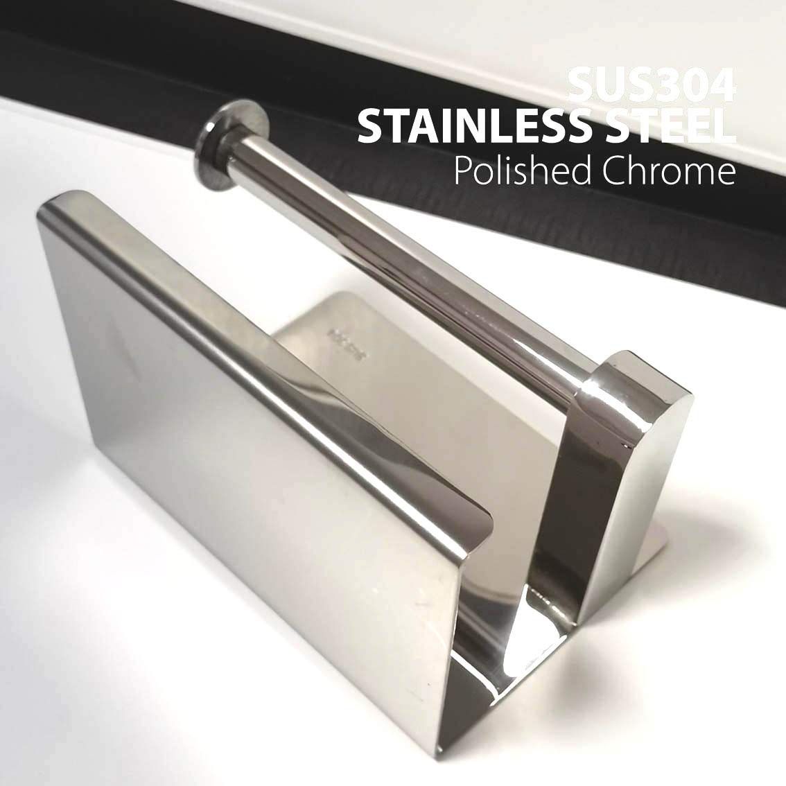 Toilet Paper Holder - Toilet Paper Roll Holder with Shelf, Adhesive No Drilling or Wall Mounted with Screws for Bathroom โ image 3