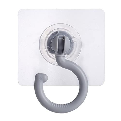 360 Degree Kitchen Self-Adhesive Wall Hook, Strong Household Portable Hook Multifunction Rotatable Hook Rack Wall Sticker (3pcs) — image 5