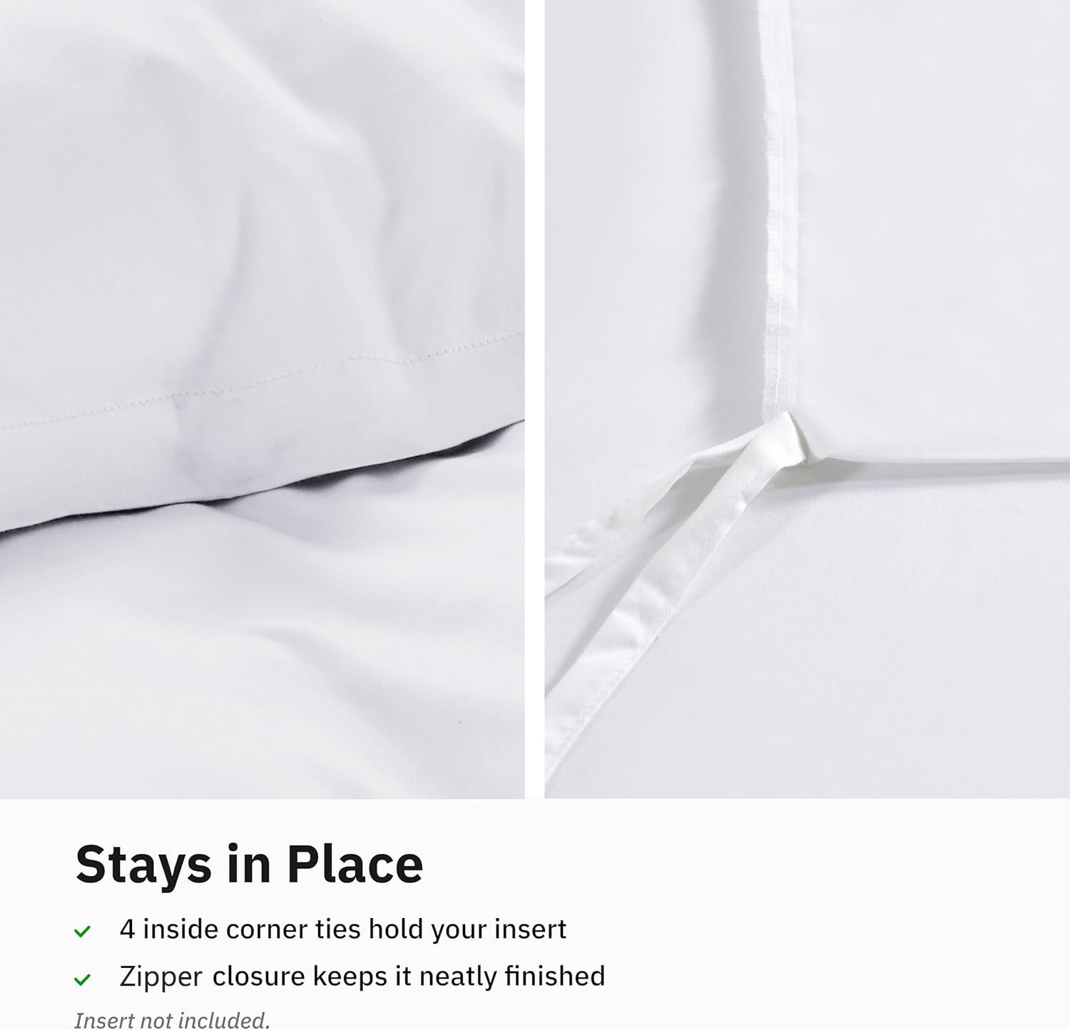 Hotel Soft Microfiber Duvet Cover Set-2000TC Quilt Cover Set & Pillowcases -1 Donna Cover Zipper Closure & 1 x Pillowcases-Breathable Bedding - Wrinkle, Fade — image 5