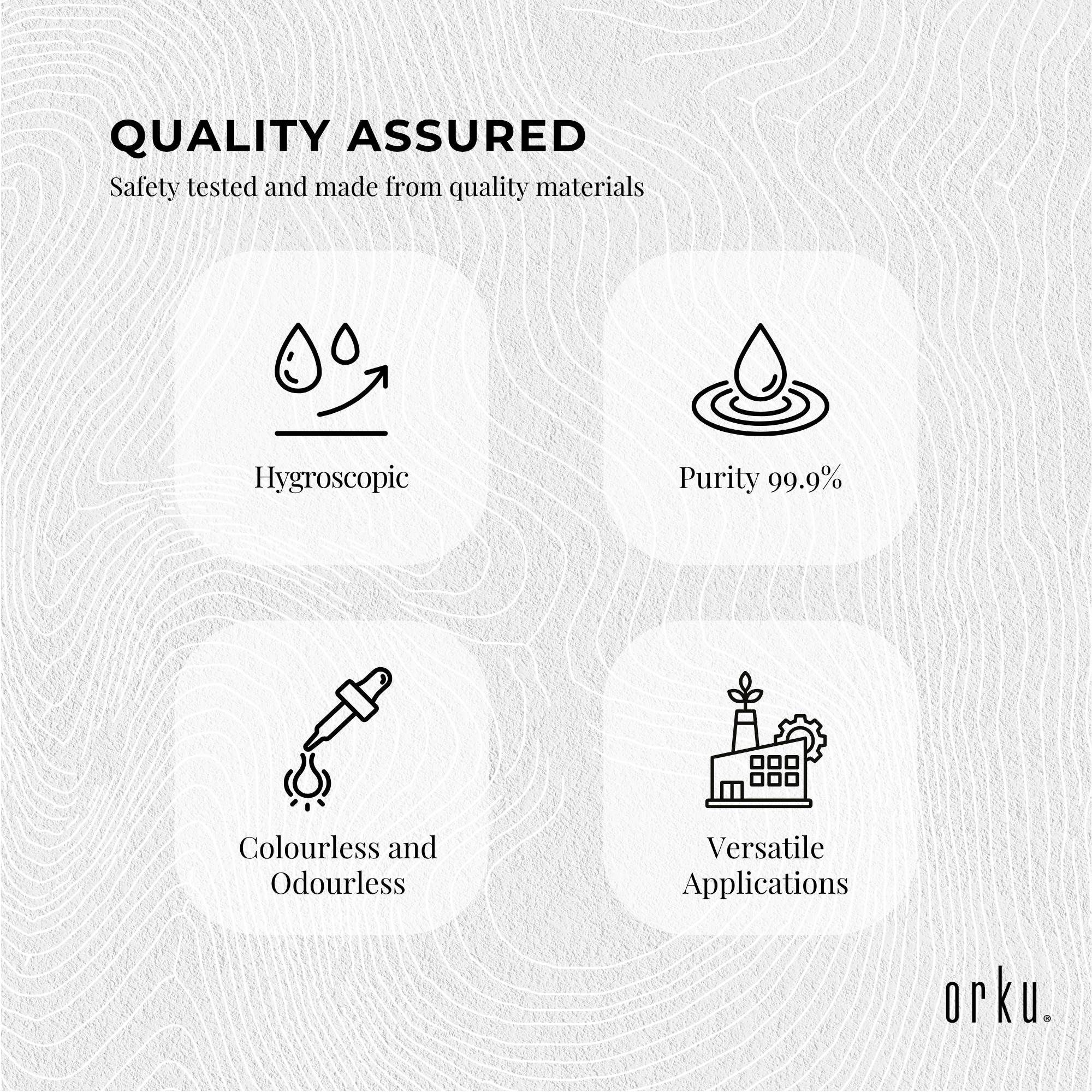 Orku 500mL Glycerine 99.9% Pure USP Food Cosmetic Grade - Vegetable Glycerol — image 6