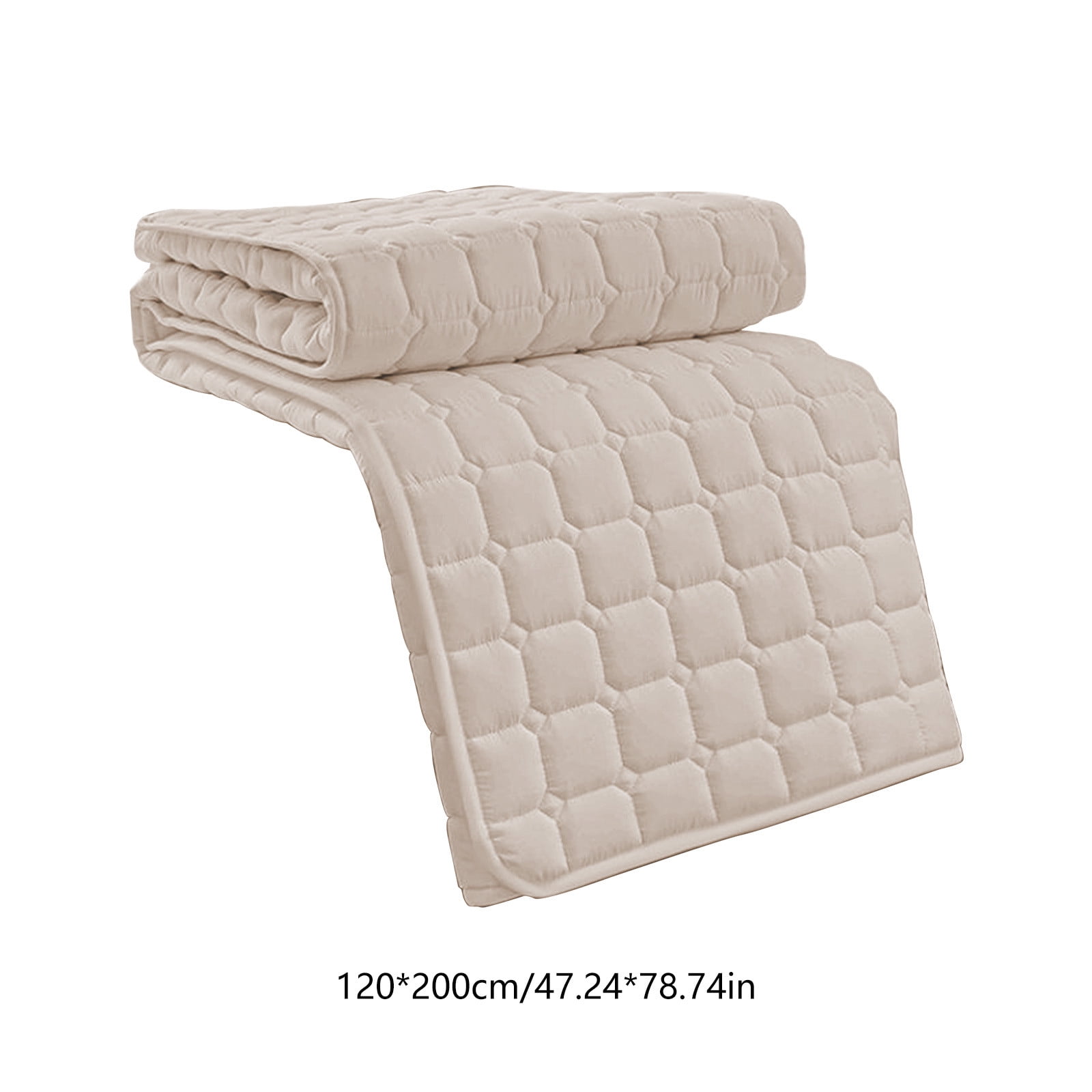 Queen Mattress, 47×78 Inch Floor Mattress, Thicken Floor Sleeping Pad Foldable, Roll Up Mat Easy to Store and Portable, Mattress Suitable for Camping and Guest — image 3