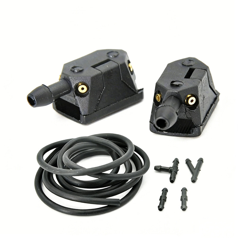 Adjustable 4-hole car wiper arm washer nozzle 8mm/9mm, compatible with Renault Espace 3 windshield washer retrofit