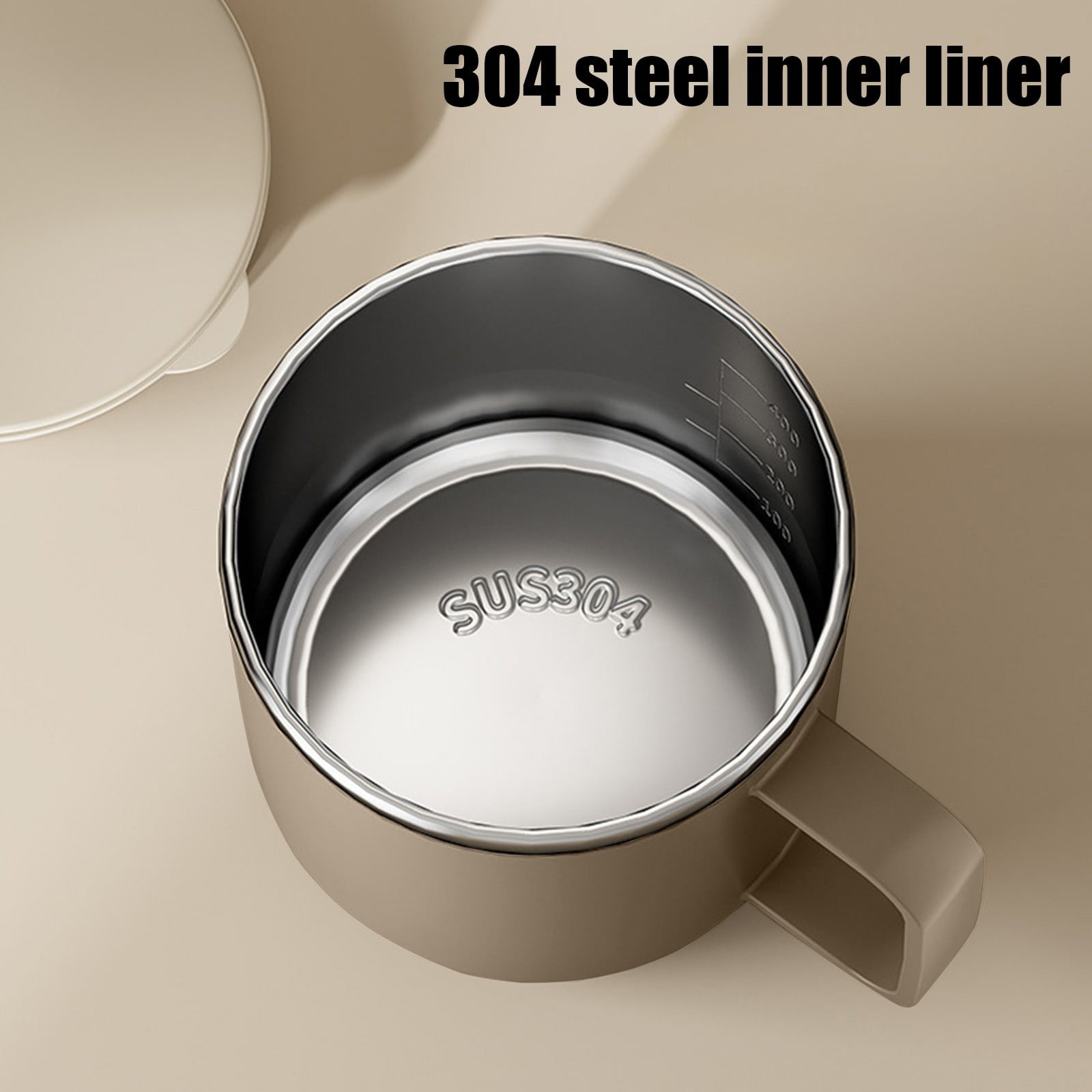 Insulated Coffee Mug with Handle & Lid - 17oz Stainless Steel Travel Tumbler, Double Wall Vacuum (Black) by 29_【Top Seller】 Annual Bestseller Coffee Mug — image 5