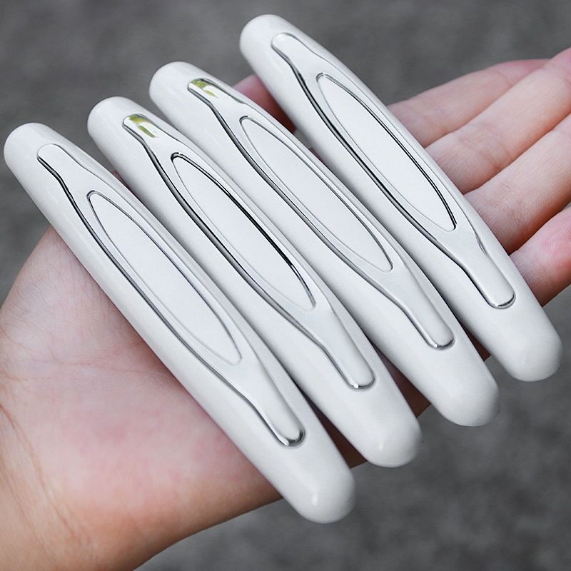 4 Pcs Car Door Edge Guards Car Side Door Protector Suitable for Various Car Pads Door Shock Absorbers-White โ image 3
