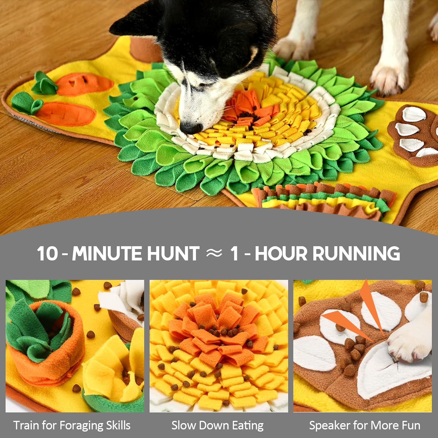 CARLA HOME Snuffle Interactive Feeding Mat Toy for Dogs & Pets — image 2