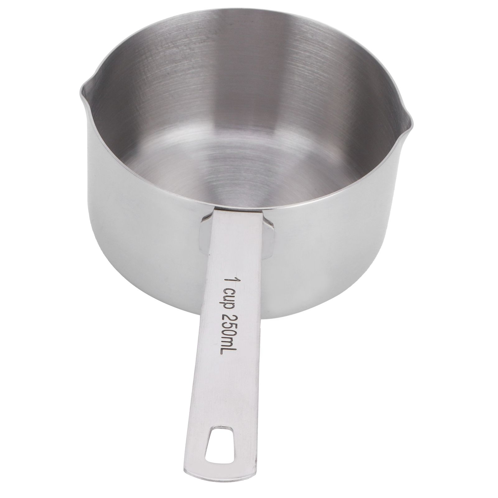 Baking Measuring Spoon 304 Stainless Steel Measuring Cup Scoop with Scales Kitchen Supplies1cup250ml — image 3