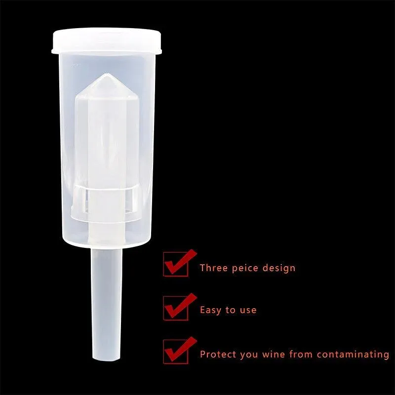 2PCS 3-Piece Brewing Airlock with Grommet for Fermentation Wine Beer DIY — image 4