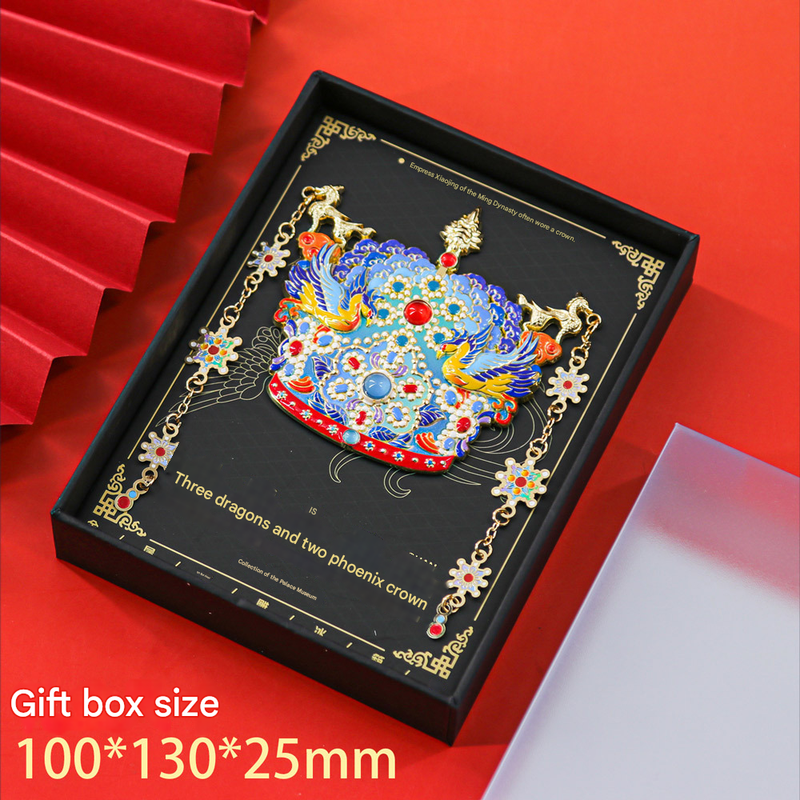Imperial Chinese Phoenix Crown 3D Metal Fridge Magnet - Mystery Blind Box Collectible Gift โ image 2