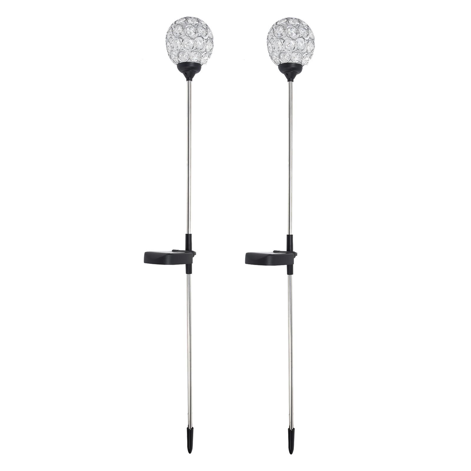 Solar Garden Lights Outdoor LED Globe Lamp Color Changing IP65 Waterproof for Pathway Lawn Courtyard Balcony — image 2