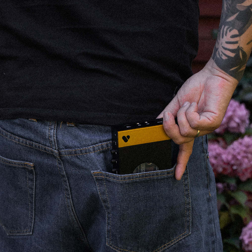 We Are Rewind Portable Cassette Player & Recorder - Amy, Black & Yellow β image 4