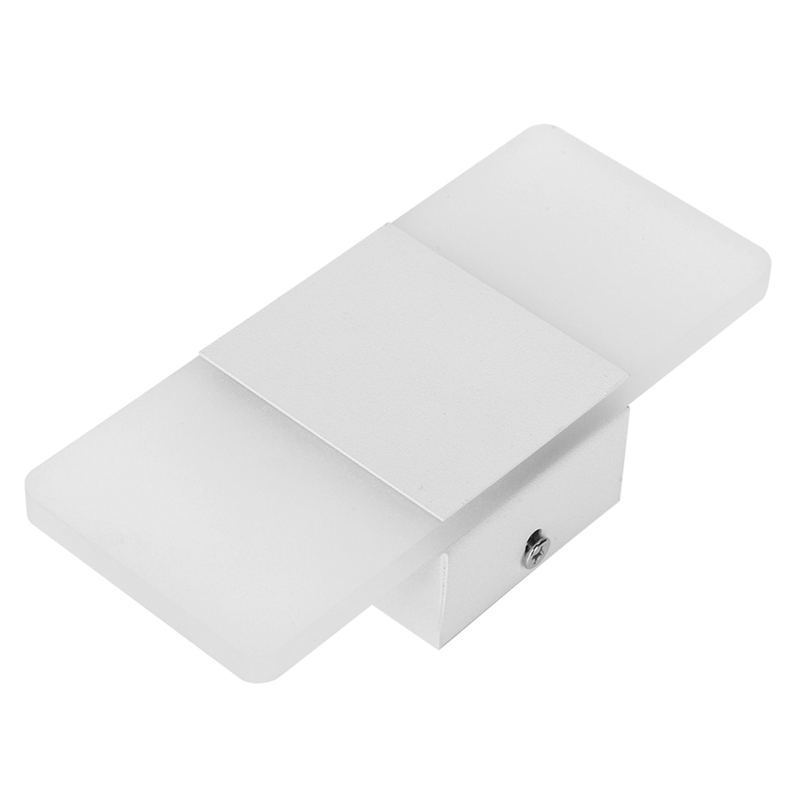 LED Acrylic Indoor Room Wall Mounted Sconce Light Bed Night Lamp (Warm Light & White L) — image 3