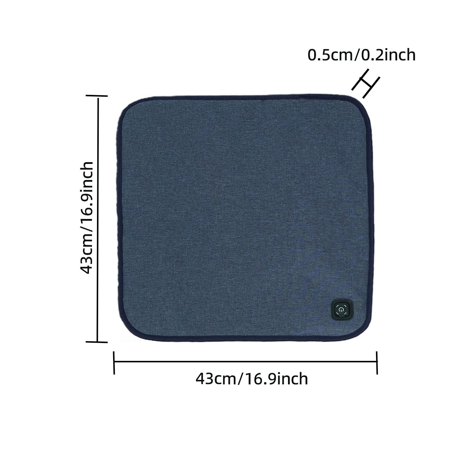 USB-Powered Heated Seat Cushion for Office, Home, Car, and Outdoor Use – Portable, Foldable, 3-Temperature Heating Pad with Anti-Slip Backing — image 2