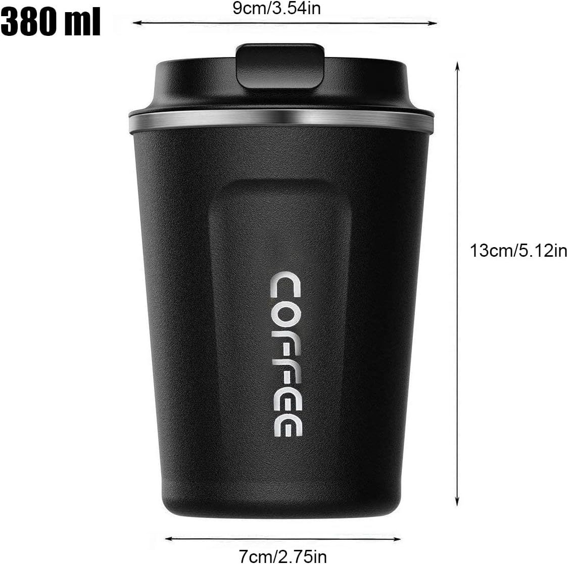 BIT Thermal Coffee Mug, Travel Mug, Stainless Steel Water Bottle, BPA-Free Thermos Flask, Airtight Cup, Car Drink — image 3