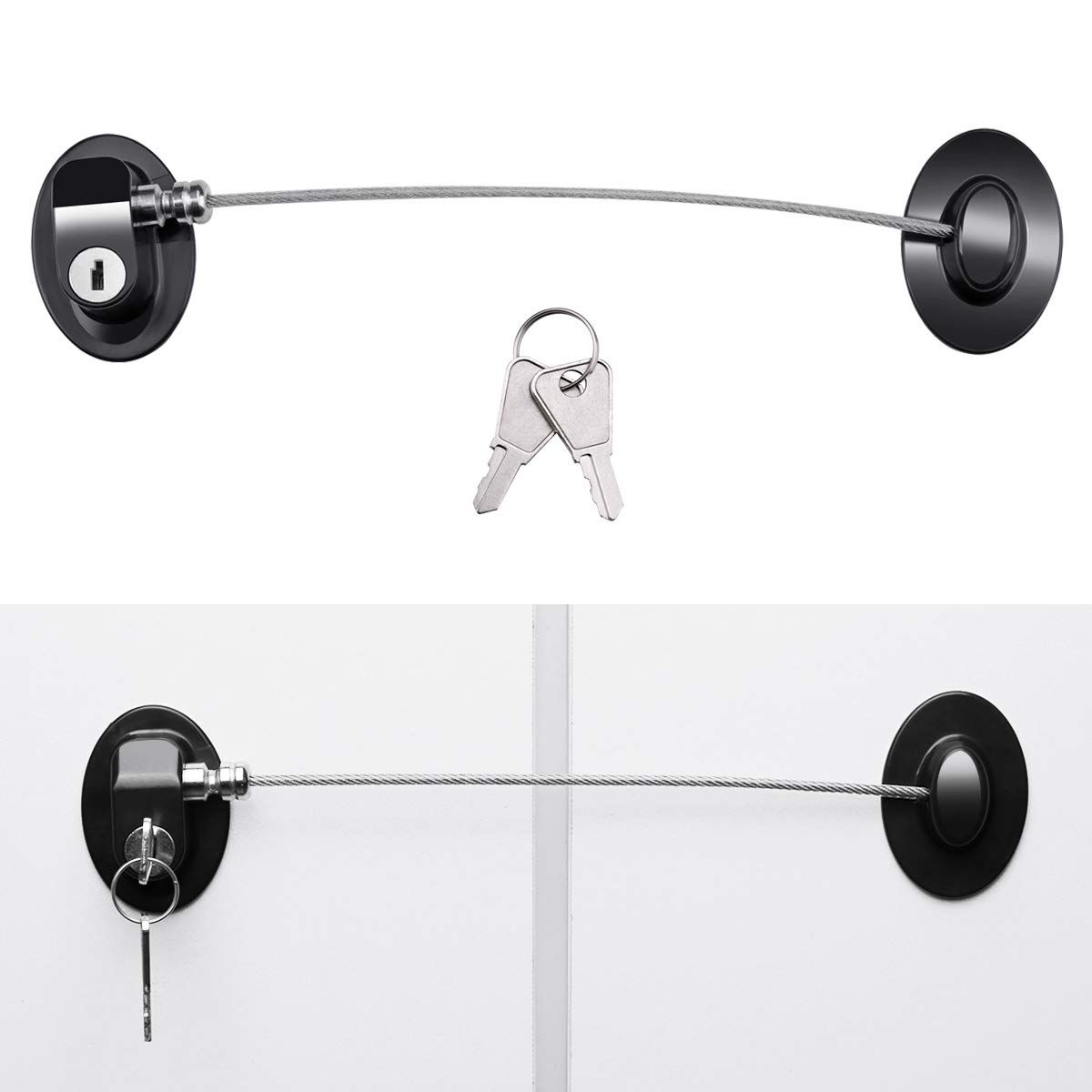 Refrigerator Locks with 2 Keys โ image 5