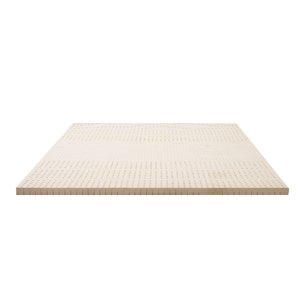 Giselle Bedding Latex Mattress Topper, 5cm Thick Cooling Bed Pad for Side Sleepers Pain Relief, 7 Zone Foldable Mat with Washable Cover for Guest Room Bedroom