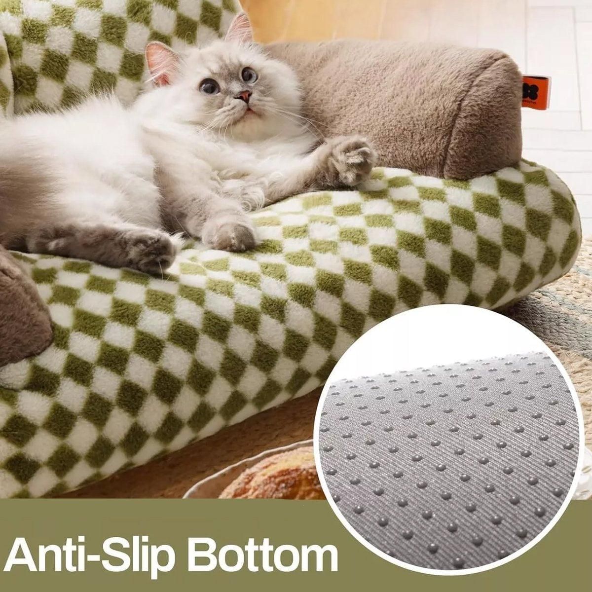 Dog Cat Sofa Warm Pet Sofa for Cats and Small Dogs Comfortable Sleeping Bed — image 5