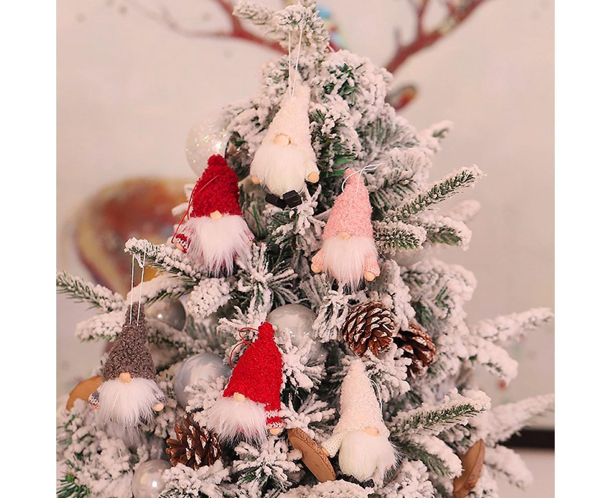1 Set Christmas Decorations Doll Shopping Mall Window Decoration Gift Box Decor-A โ image 3