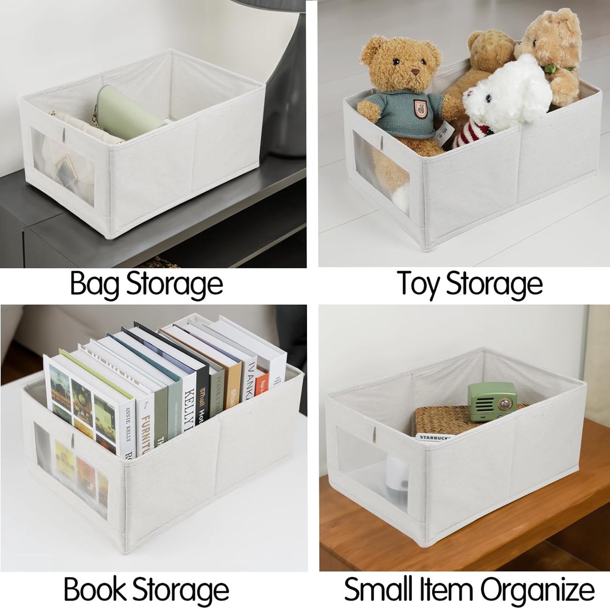 Storage Bins - Laundry Bins - Clothes Organizers - Closet Organizers and Storage Bins - for Clothes - Jeans - Toys - Books - Shelves - Cabinets - Wardrobes — image 3