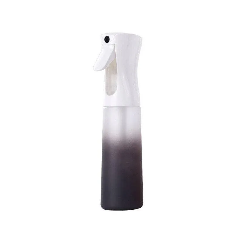Hair Water Spray Bottle Empty- Continuous Mister Sprayer Ultra Fine Mist Bottle - Black