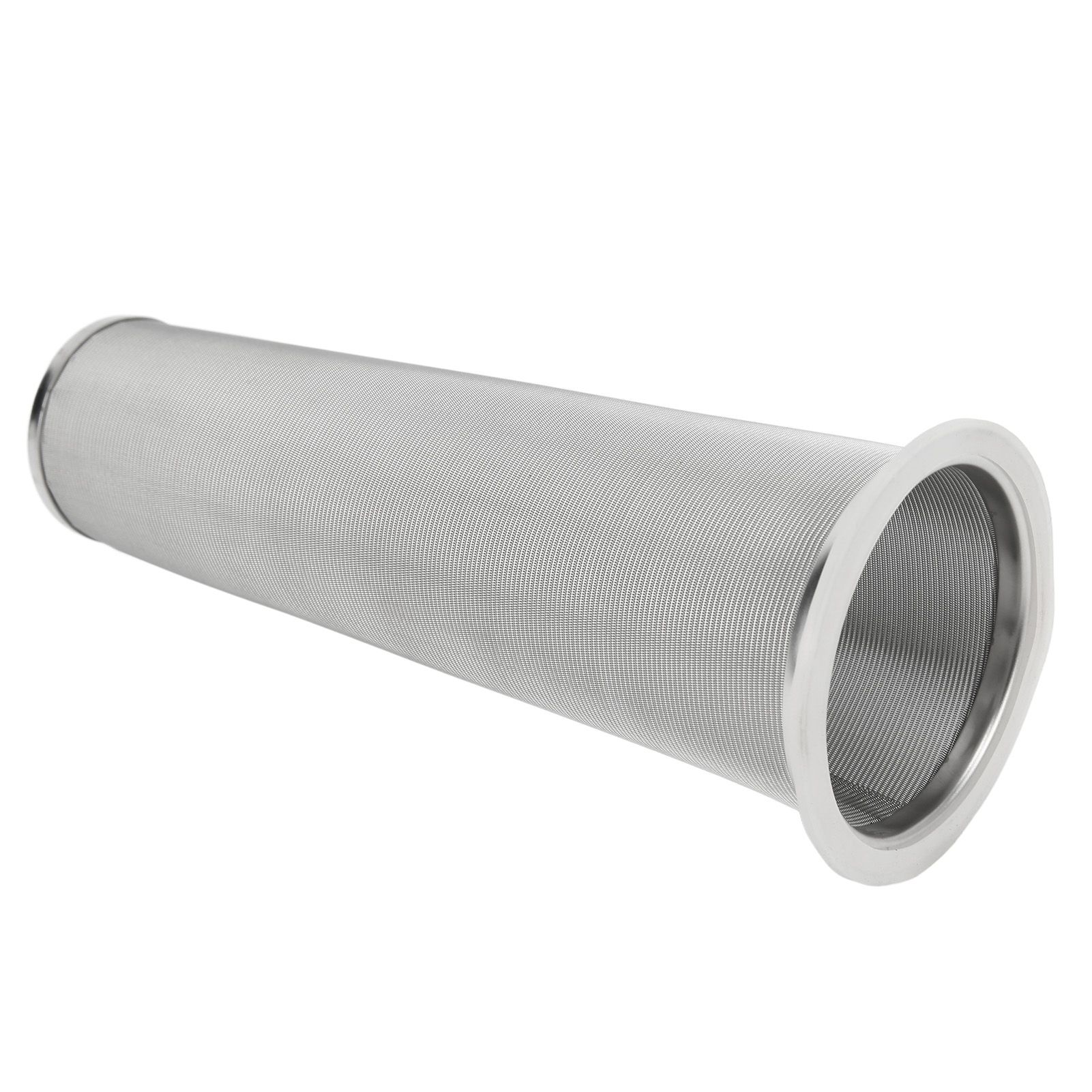 304 Stainless Steel Cold Brew Coffee Filter Cone Mesh with White Rubber Circle Coffee Brew Infuser for Fruit Drink 8x21cm/3.1x8.2in โ image 5