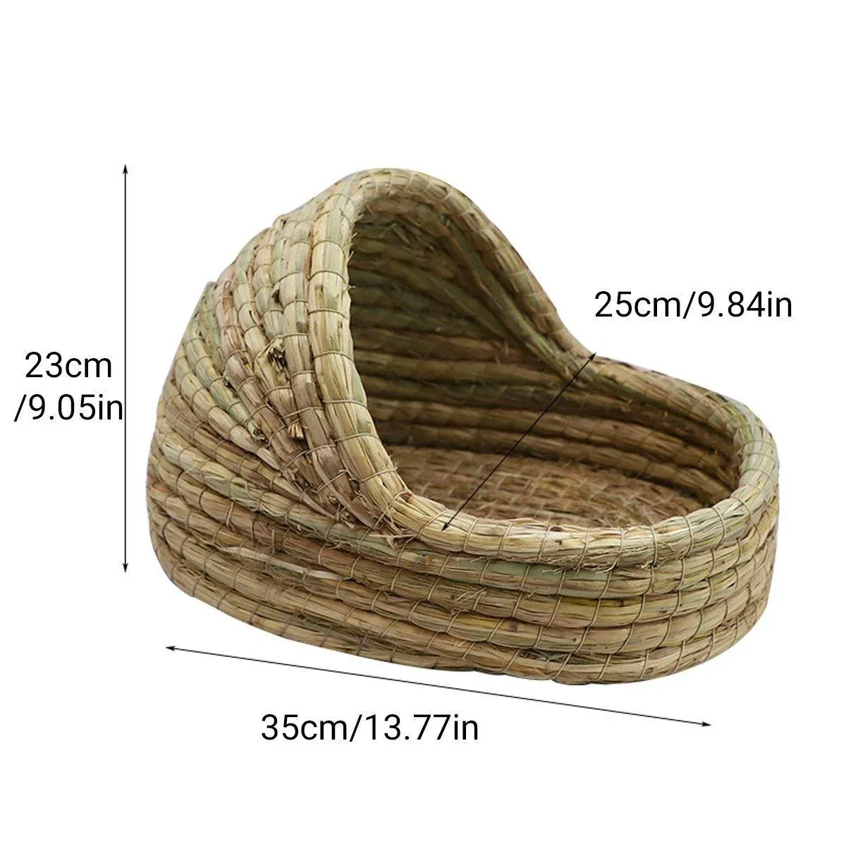 Rabbit Grass Hutch Cage Pet Hiding Nest Pigeon Hutch Small Animal Shelter — image 3