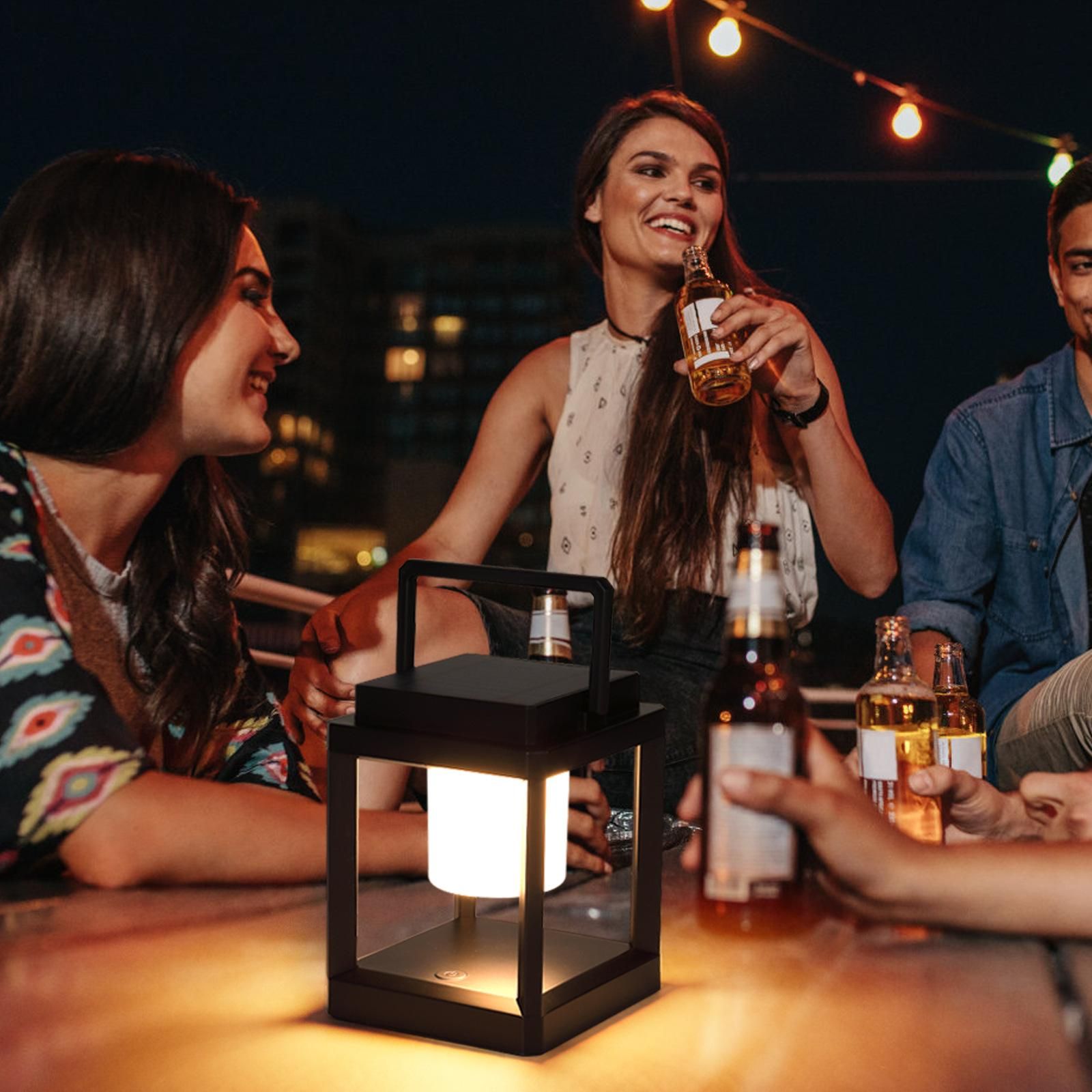 Solar Camping Lantern with USB Charging Portable Outdoor Light (Warm White) โ image 2