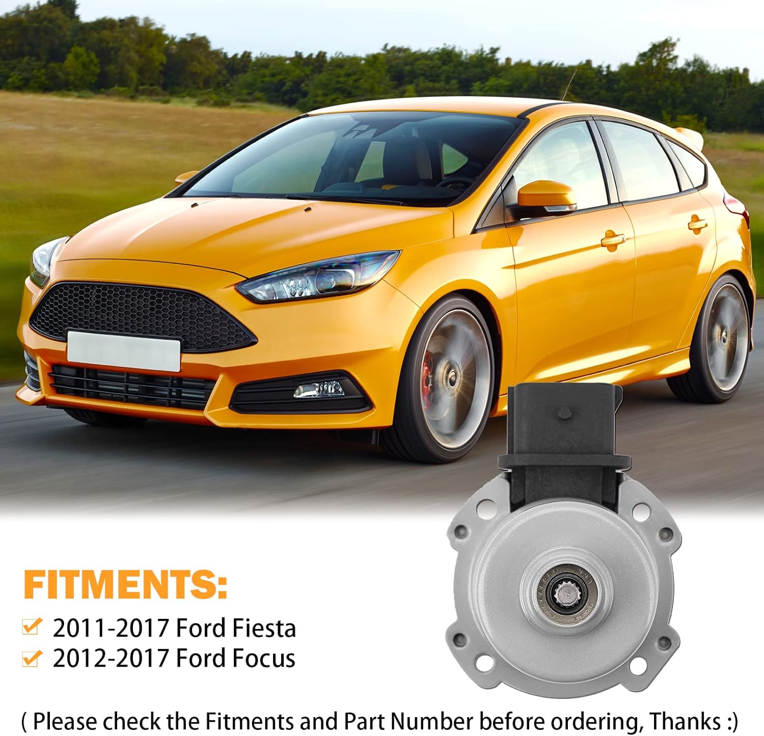 2PCS AE8Z-7C604-A Automatic Transmission Clutch Actuator A and B for 2012-2017 Ford Focus SE SEL, 11 12 13 14 15 16 17 Ford Fiesta Trans Clutch Actuator โ image 5