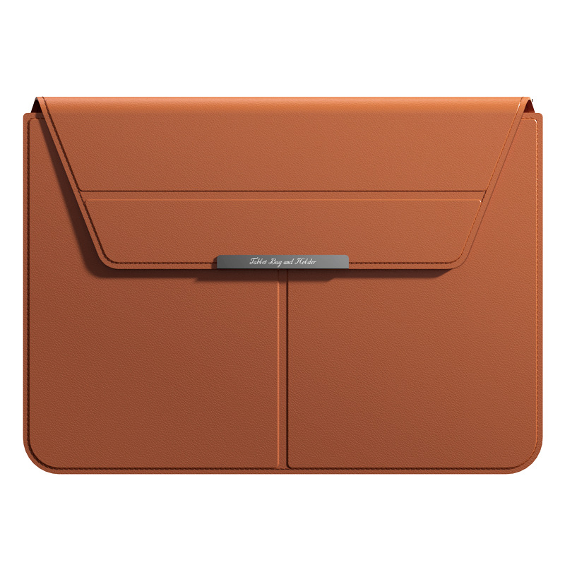 3-in-1 Detachable PU Leather Laptop Sleeve with Ergonomic Stand & Mouse Pad(black 13/14 inch) โ image 2