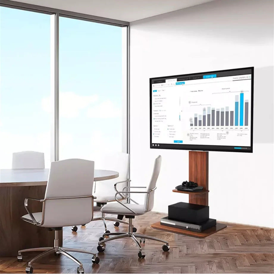 Adjustable Wood TV Stand for 32-65 Inch LCD LED — image 3