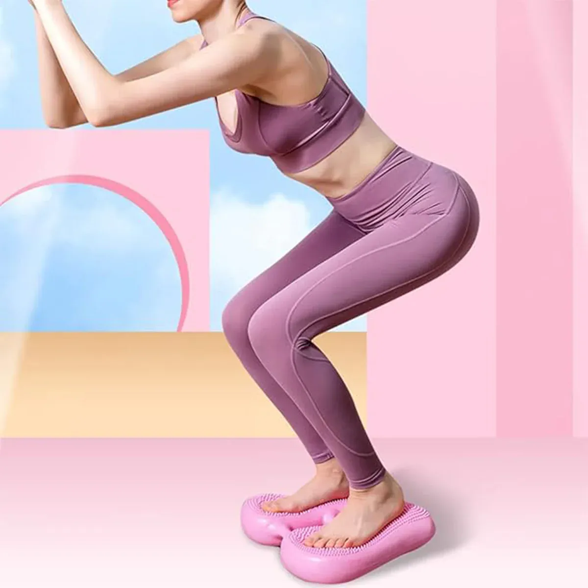 Inflatable Foot Pedal Stepper Fitness Equipment Non Slip Durable for Home โ image 4