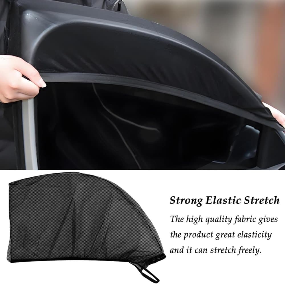 2-Pack Car Sunshade Mosquito Net, Compatible with Most Cars, Attached Over Door โ image 2