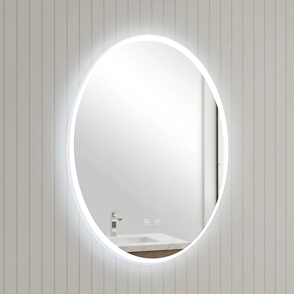 Oval Mirror LED Anti-Fog Illuminated Bathroom Living Room โ image 2