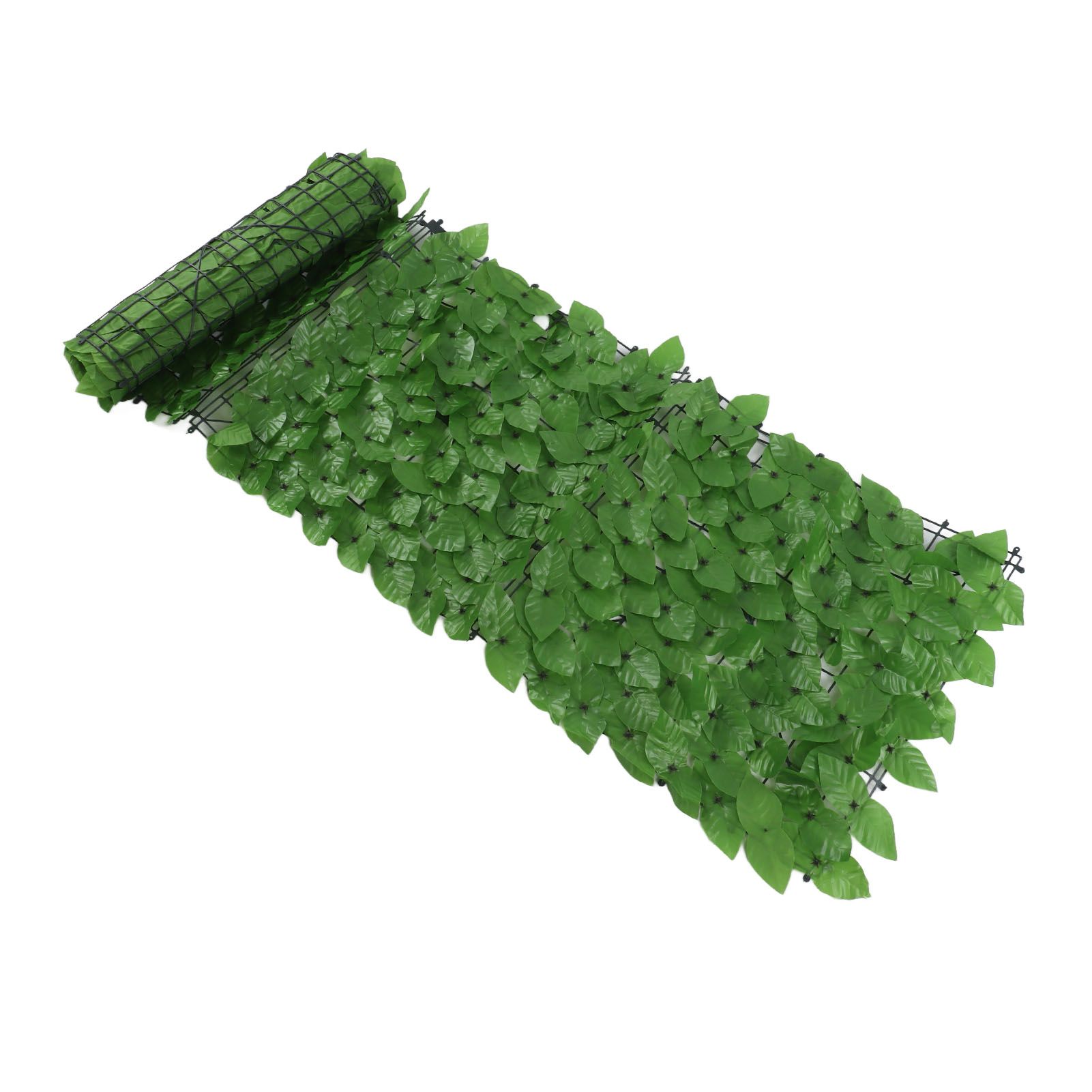 Faux Leaf Hedge Simulation Prevent Leaves Falling Off Decorative Artificial Fence Screen for Balcony Courtyard Emerald Green Epipremnum Aureum Leaf 0.5 × 3 — image 5